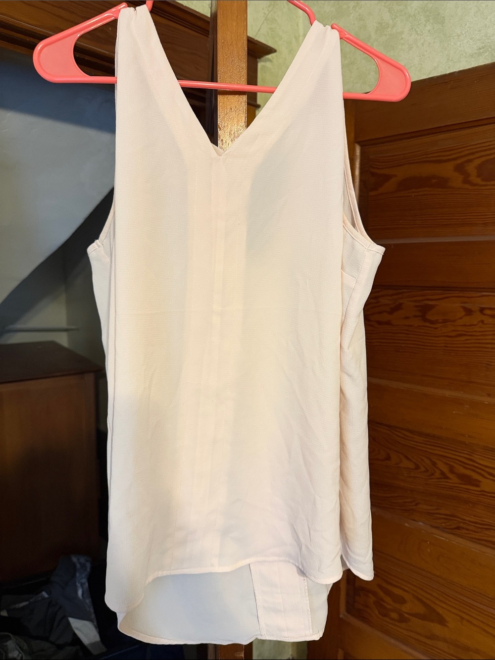 Maurices Light Cream V-Neck Sleeveless Camisole
